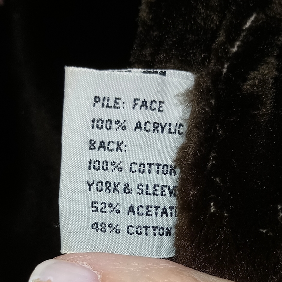 Trench Coat 48X TALL CERNIE VTG Double Breasted Belted Removable faux fur Liner - Picture 7 of 9